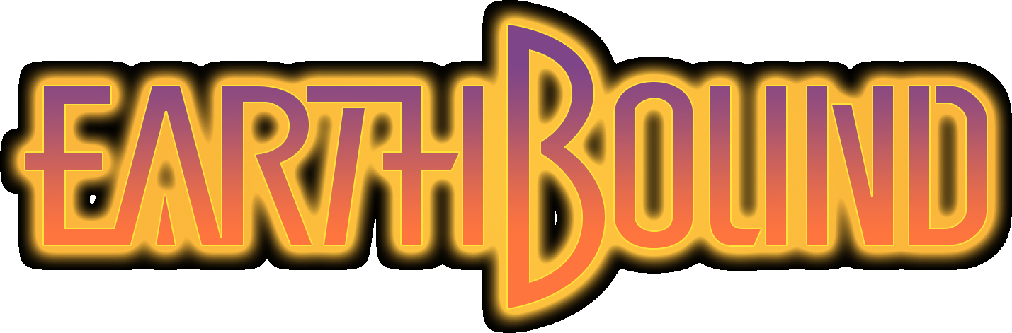EarthBound logo for Super Nintendo